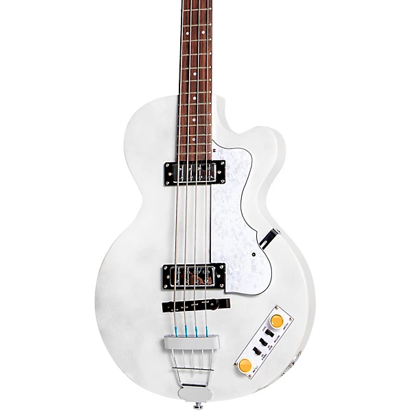 Hofner Ignition Series Short-Scale Club Bass Guitar Pearl White