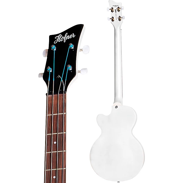 Hofner Ignition Series Short-Scale Club Bass Guitar Pearl White 8 Hofner Ignition Series Short-Scale Club Bass Guitar Pearl White