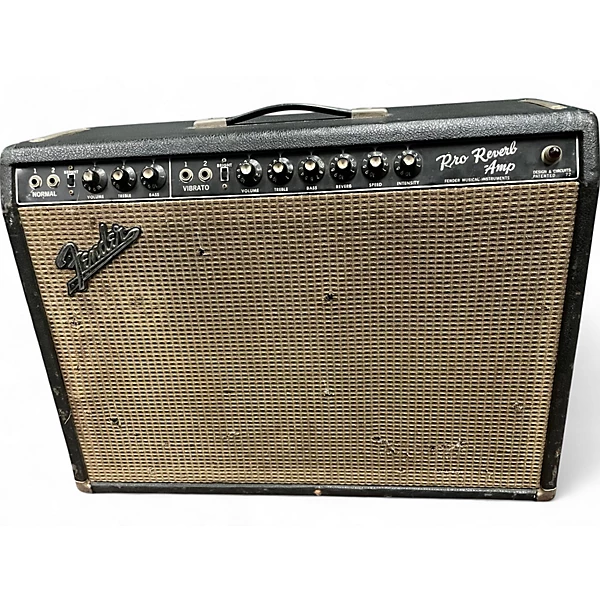 Used 1960s Fender Pro Reverb Amp Tube Guitar Combo Amp