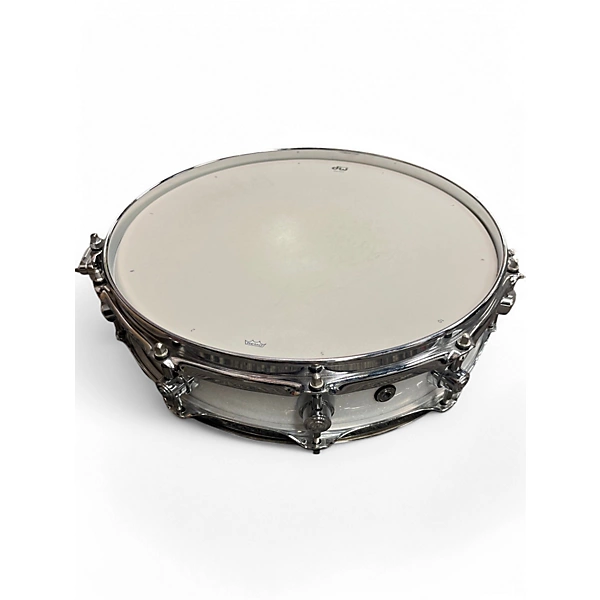 Used DW 14X3 Pi Collectors Series Piccolo Snare White Ice Drum 6 Used DW 14X3 Pi Collectors Series Piccolo Snare White Ice Drum
