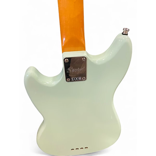 Used Squier Classic Vibe 60s Mustang Bass Surf Green Electric Bass Guitar 6 Used Squier Classic Vibe 60s Mustang Bass Surf Green Electric Bass Guitar