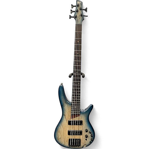 Used Ibanez SR605E BLUE STAIN BURST Electric Bass Guitar