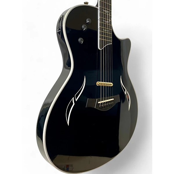Used Taylor T5C Custom Black Hollow Body Electric Guitar 4 Used Taylor T5C Custom Black Hollow Body Electric Guitar