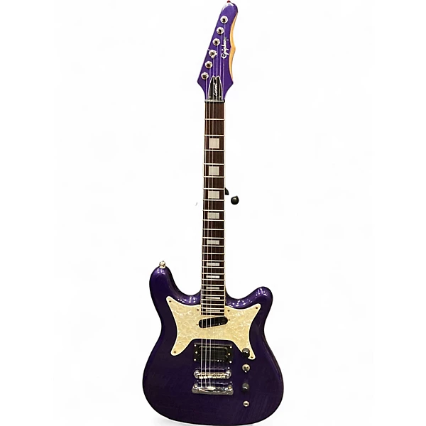 Used Epiphone Coronet Purple Solid Body Electric Guitar