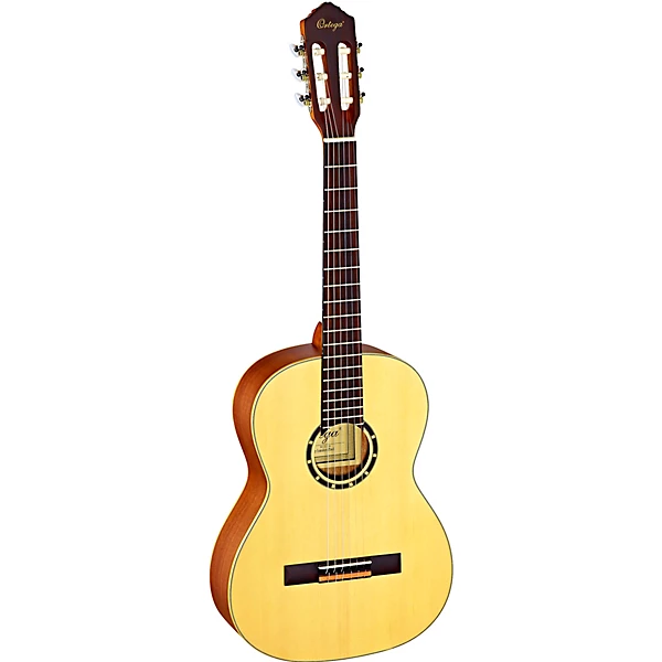 Ortega Family Series R121-7/8 7/8 Size Classical Guitar Satin Natural 0.75 6 Ortega Family Series R121-7/8 7/8 Size Classical Guitar Satin Natural 0.75