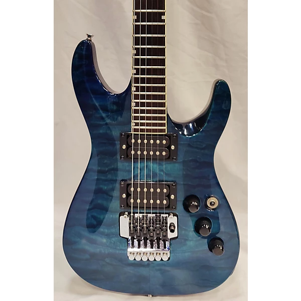 Used Grassroots By ESP G-HR Trans Blue Solid Body Electric Guitar