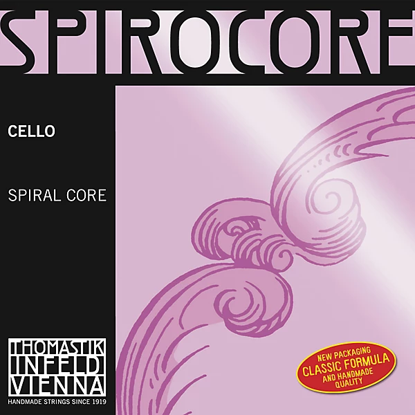 Thomastik Spirocore 4/4 Size Weich (Light) Gauge Cello Strings 4/4 Weich A String