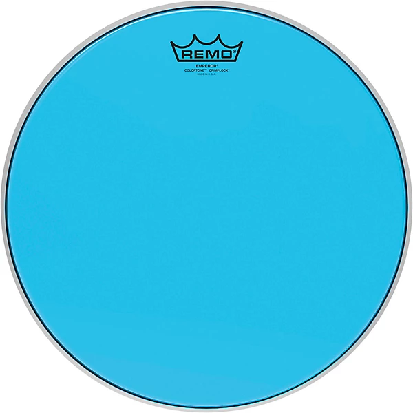 Remo Emperor Colortone Crimplock Blue Tenor Drum Head 6 in.