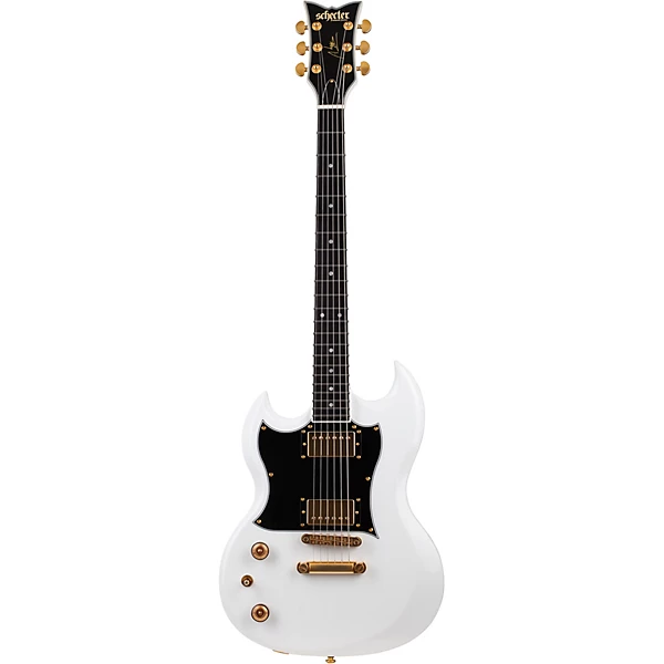 Schecter Guitar Research ZV-H6LLYW66D Zacky Vengeance Left-Handed Electric Guitar Gloss White 6 Schecter Guitar Research ZV-H6LLYW66D Zacky Vengeance Left-Handed Electric Guitar Gloss White