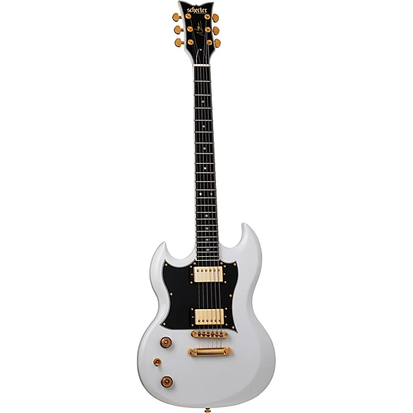 Schecter Guitar Research ZV-H6LLYW66D Zacky Vengeance Left-Handed Electric Guitar Gloss White 10 Schecter Guitar Research ZV-H6LLYW66D Zacky Vengeance Left-Handed Electric Guitar Gloss White