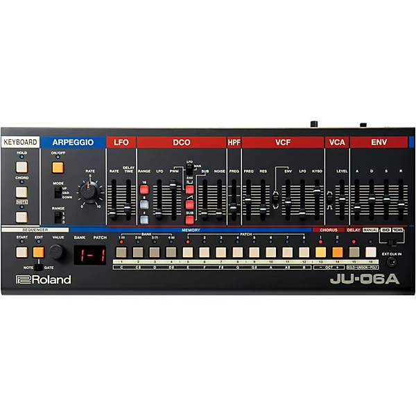 Roland JU-06A Boutique Synthesizer With Decksaver Cover 4 Roland JU-06A Boutique Synthesizer With Decksaver Cover
