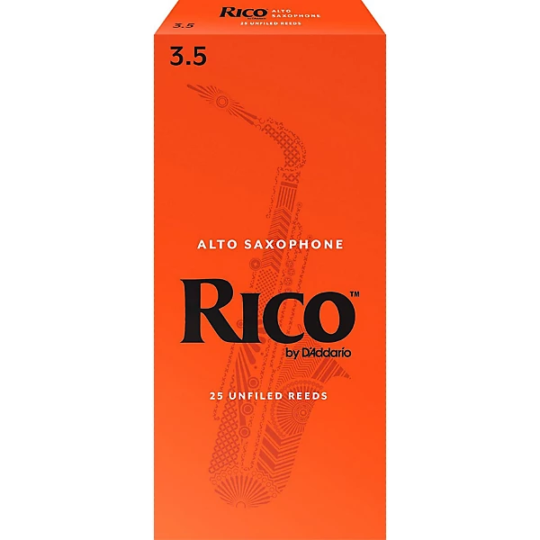 Rico Alto Saxophone Reeds, Box of 25 Strength 3.5