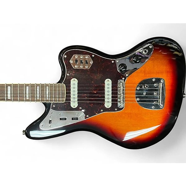 Used Squier Classic Vibe 1970's Jaguar 3 Color Sunburst Solid Body Electric Guitar