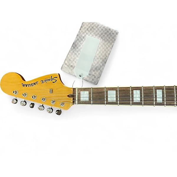 Used Squier Classic Vibe 1970's Jaguar 3 Color Sunburst Solid Body Electric Guitar 6 Used Squier Classic Vibe 1970's Jaguar 3 Color Sunburst Solid Body Electric Guitar