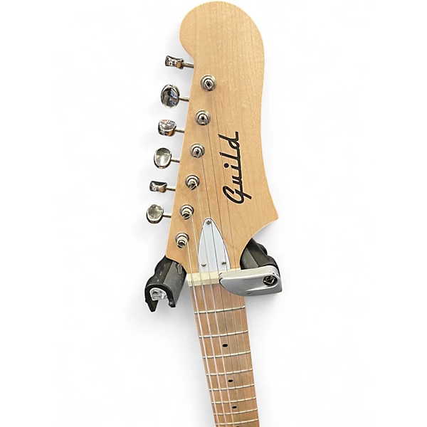 Used Guild surflinersunset orange Solid Body Electric Guitar 4 Used Guild surflinersunset orange Solid Body Electric Guitar