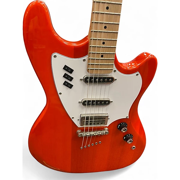 Used Guild surflinersunset orange Solid Body Electric Guitar 6 Used Guild surflinersunset orange Solid Body Electric Guitar