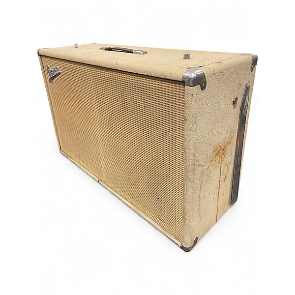 Vintage 1960s Fender Bassman 2x12 Blonde Guitar Cabinet 4 Vintage 1960s Fender Bassman 2x12 Blonde Guitar Cabinet