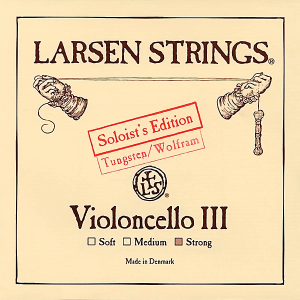 Larsen Strings Soloist Edition Cello G String 4/4 Size, Heavy Tungsten, Ball End