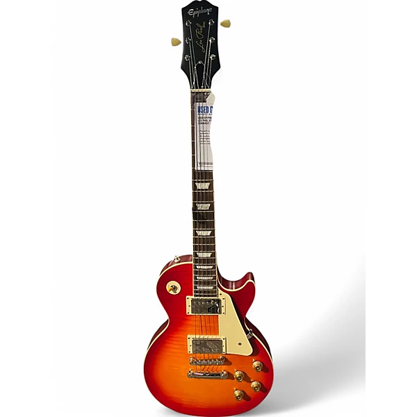Used Epiphone 1959 Reissue Les Paul Standard Cherry Sunburst Solid Body Electric Guitar