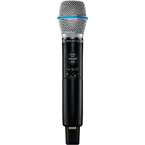 Shure SLXD2/B87A Handheld Transmitter With BETA 87A Capsule Band G58