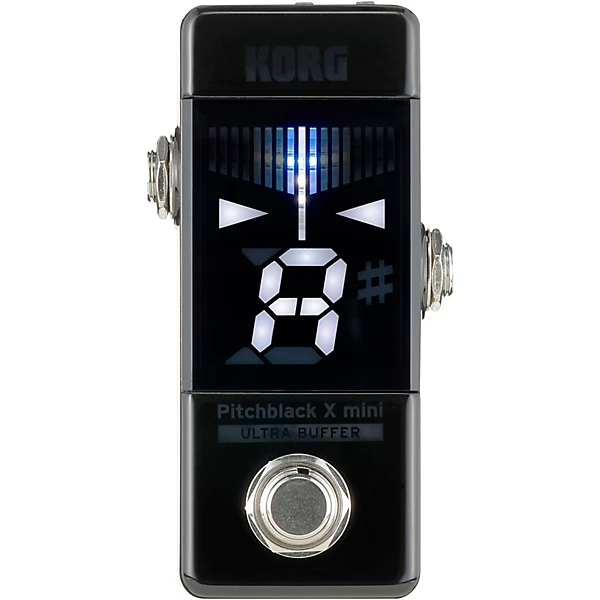 KORG Pitchblack X Mini Chromatic Pedal Tuner Black