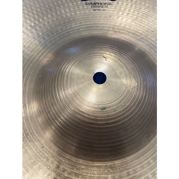 Used Zildjian 20in AVEDIS SYMPHONIC VIENNESE RIDE Cymbal 6 Used Zildjian 20in AVEDIS SYMPHONIC VIENNESE RIDE Cymbal
