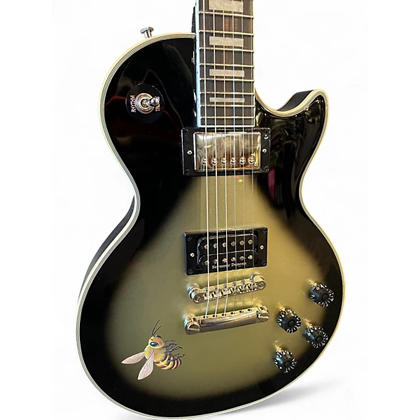 Used Epiphone Adam JonesLes Paul Mark Ryden's Queen Bee Silverburst Solid Body Electric Guitar 4 Used Epiphone Adam JonesLes Paul Mark Ryden's Queen Bee Silverburst Solid Body Electric Guitar
