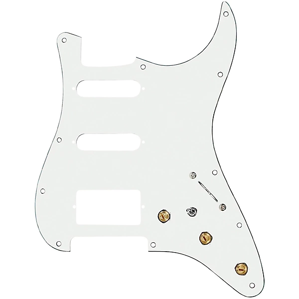 920D Custom HSS Pre-Wired Pickguard for Strat With S7W-HSS-MT Wiring Harness Parchment