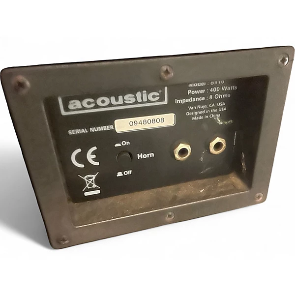 Used Acoustic B410 400W 4x10 Bass Cabinet 4 Used Acoustic B410 400W 4x10 Bass Cabinet