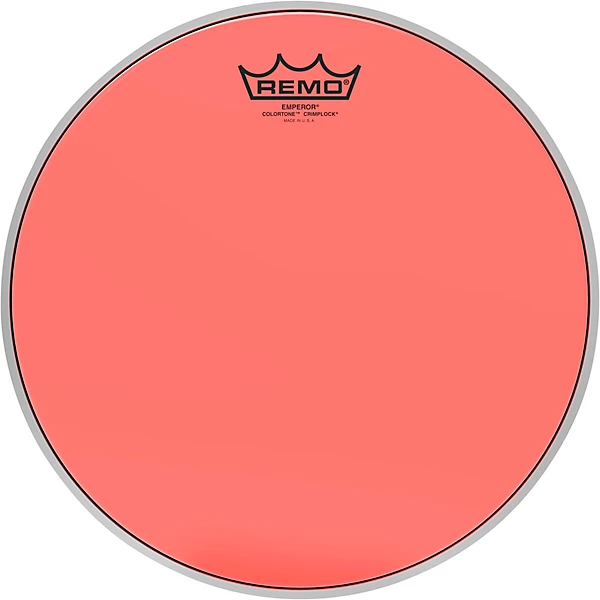 Remo Emperor Colortone Crimplock Red Tenor Drum Head 13 in.