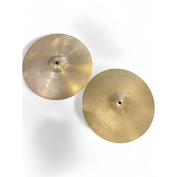 Used Zildjian 14in Vintage Hi Hat Pair Cymbal