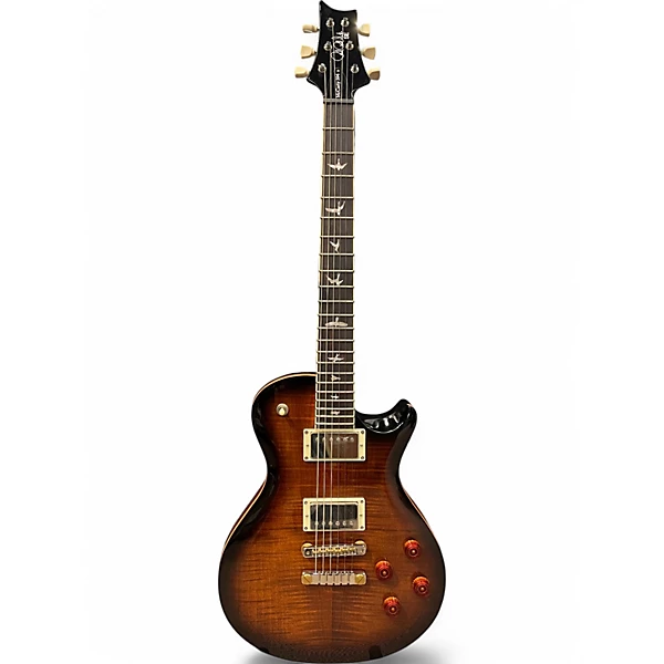 Used PRS SE Singlecut McCarty 594 Black Gold Sunburst Solid Body Electric Guitar