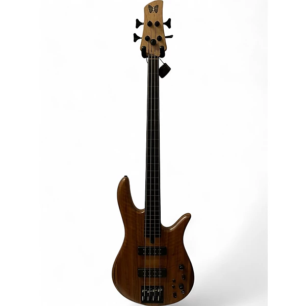 Used 2020s Fodera fRETLESS MONARCH 4 STRING CLEAR SATIN Electric Bass Guitar
