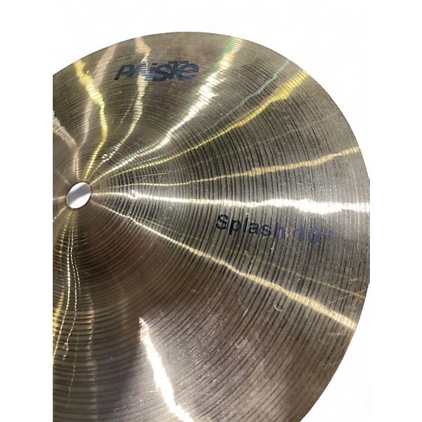 Used Paiste 10in splash 10 Cymbal 4 Used Paiste 10in splash 10 Cymbal