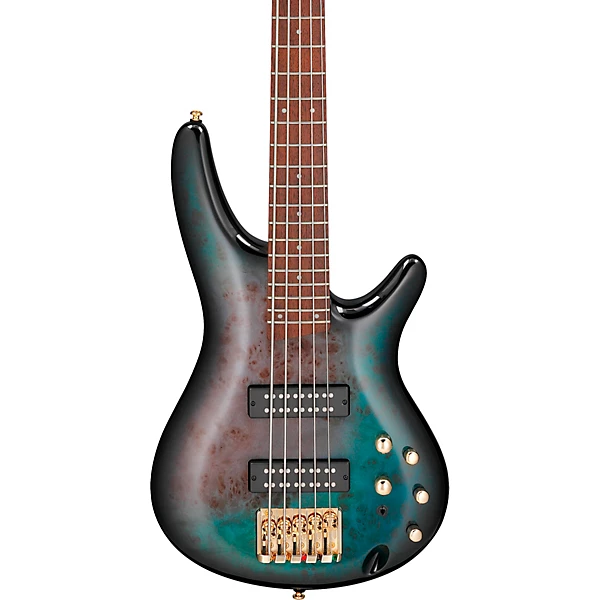 Ibanez SR405EPBDX 5-String Electric Bass Guitar Tropical Seafloor Burst