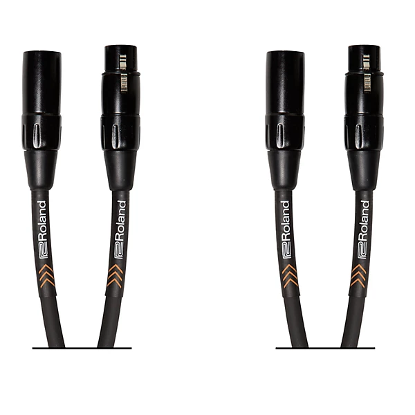 Roland Black Series Microphone 10ft. - 2 Pack