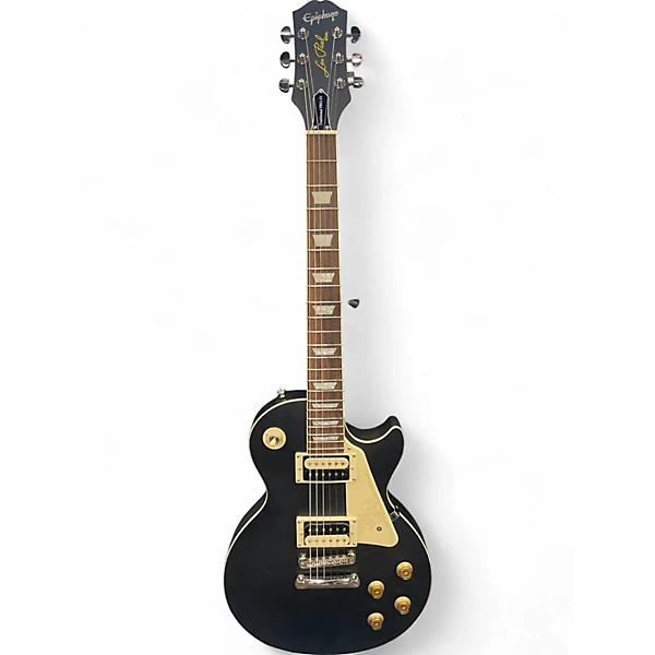 Used Epiphone Les Paul Traditional Pro IV worn ebony Solid Body Electric Guitar