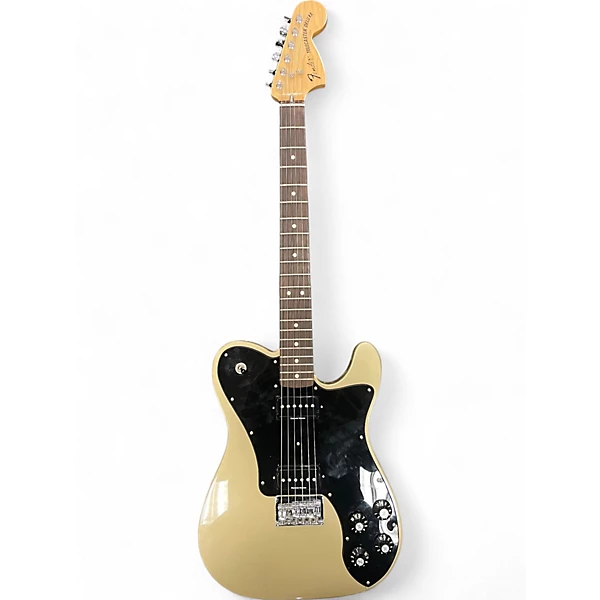 Used Fender Chris Shiflett Telecaster Deluxe Gold Solid Body Electric Guitar