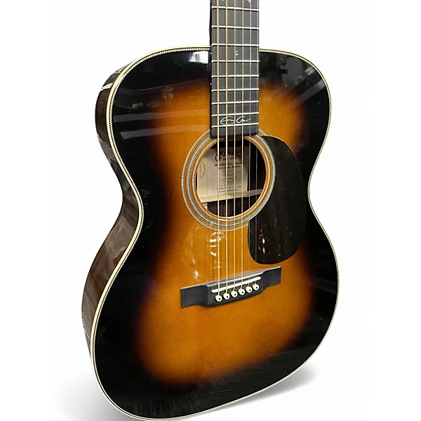 Used Martin 000-28EC Eric Clapton Signature Model 2 Tone Sunburst Acoustic Guitar 6 Used Martin 000-28EC Eric Clapton Signature Model 2 Tone Sunburst Acoustic Guitar