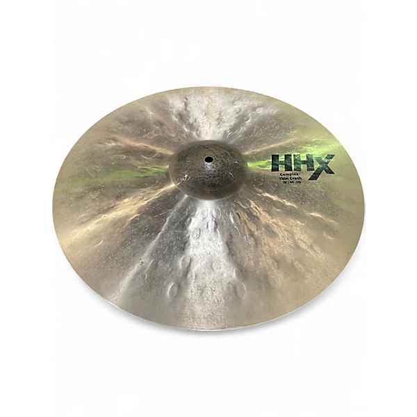 Used SABIAN 18in HHX COMPLEX THIN CRASH Cymbal 4 Used SABIAN 18in HHX COMPLEX THIN CRASH Cymbal