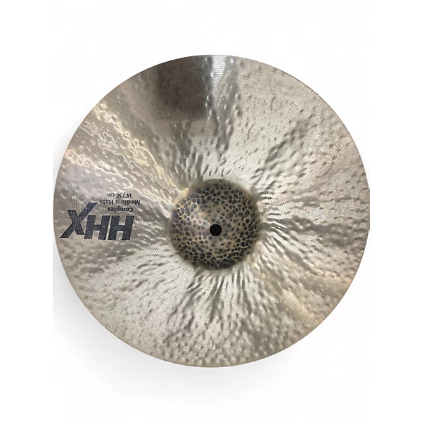 Used SABIAN 14in HHX Complex Medium Hi-Hat Cymbal 4 Used SABIAN 14in HHX Complex Medium Hi-Hat Cymbal
