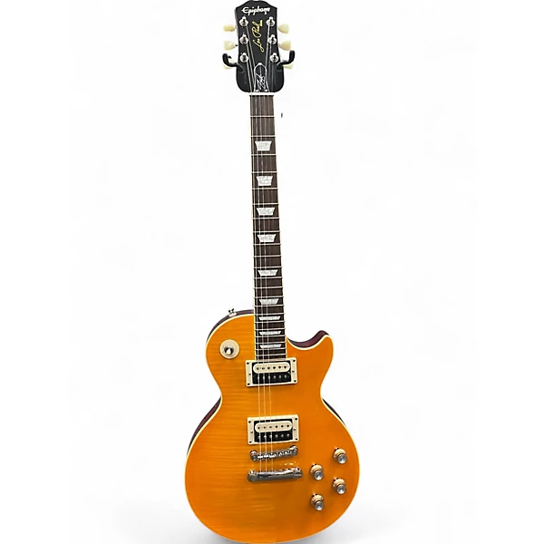 Used 2022 Epiphone slash standard Lemonburst Solid Body Electric Guitar