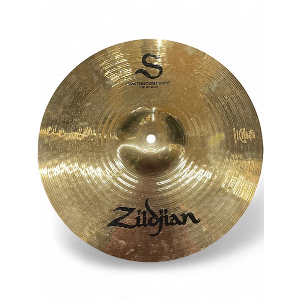 Used Zildjian 14in S Family Mastersound Hi-Hats Pair Cymbal 6 Used Zildjian 14in S Family Mastersound Hi-Hats Pair Cymbal