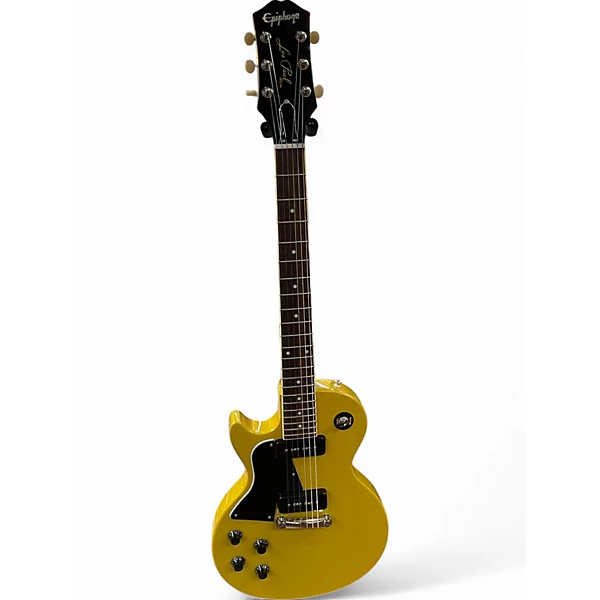 Used 2020s Epiphone Les Paul Special P90 TV Yellow Solid Body Electric Guitar