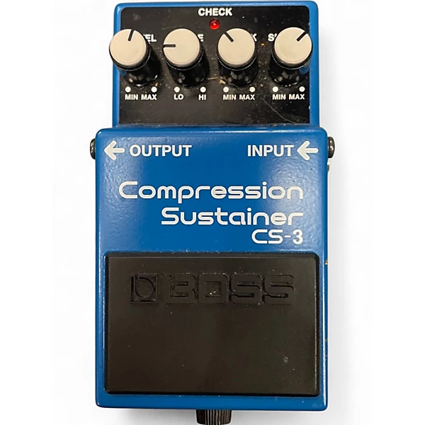 Used BOSS CS-3 COMPRESSION SUSTAINER Effect Pedal