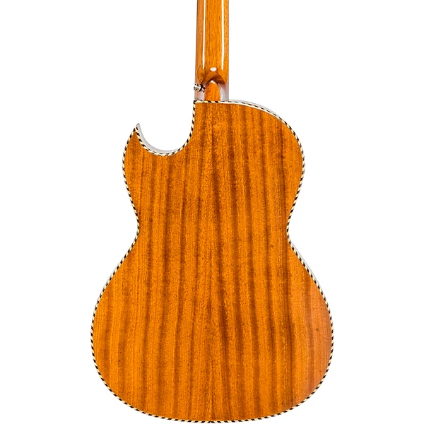 H. Jimenez LBQ1E El Estandar Flame Maple Top Acoustic-Electric Bajo Quinto Transparent Black 4 H. Jimenez LBQ1E El Estandar Flame Maple Top Acoustic-Electric Bajo Quinto Transparent Black