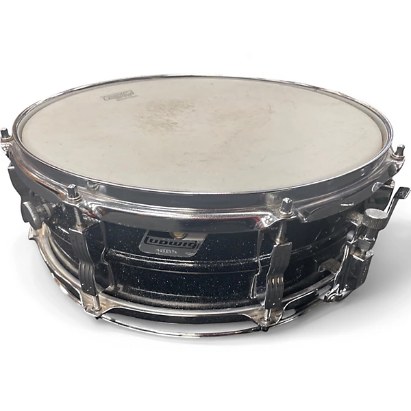 Used Ludwig 5X14 Acrolite Snare galaxy black Drum