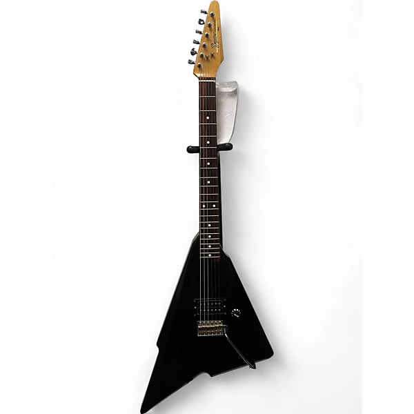 Used 1985 Squier KATANA Black Solid Body Electric Guitar