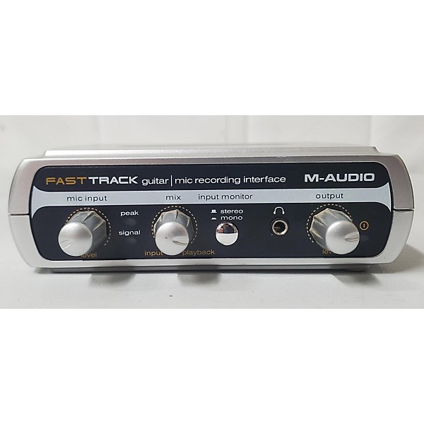 Used M-Audio Fast Track Audio Interface 4 Used M-Audio Fast Track Audio Interface