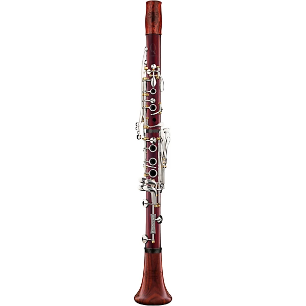 Backun Q Series Bb Clarinet Silver Keys with Gold Posts Cocobolo Body/Eb Lever